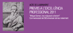 Xavier Espiga guardonat amb el Premi a l'Excel·lència Professional atorgat pel COMB