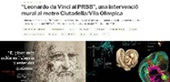 L’estació Ciutadella/Vila Olímpica del Metro de Barcelona mostra la intervenció mural “Leonardo da Vinci al PRBB”